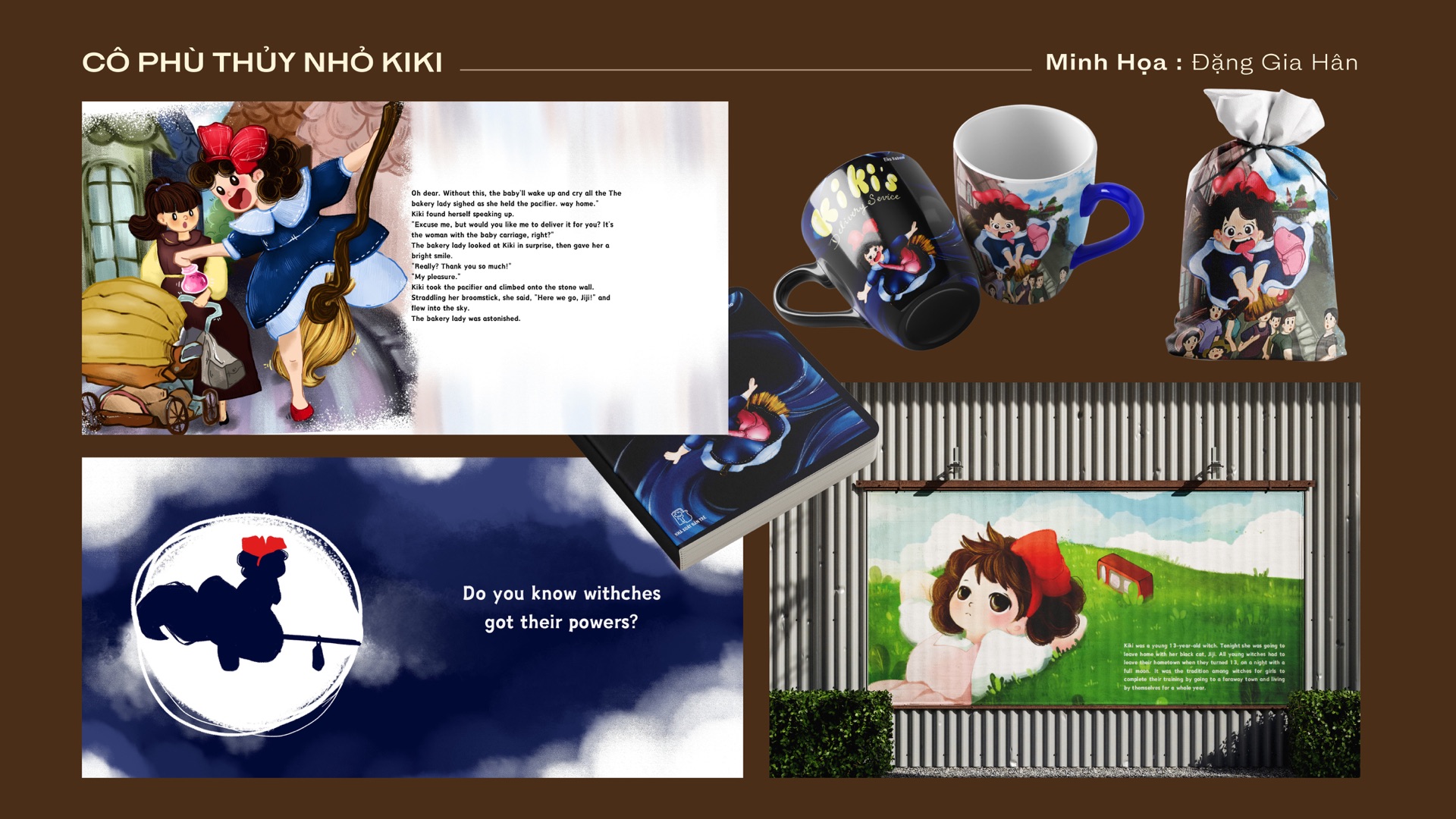 Cô Phù Thủy Nhỏ Kiki — ứng dụng sản phẩm