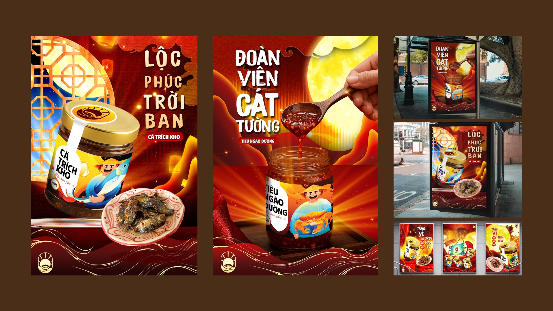 Nàng Cơm — poster và ứng dụng ngoài trời