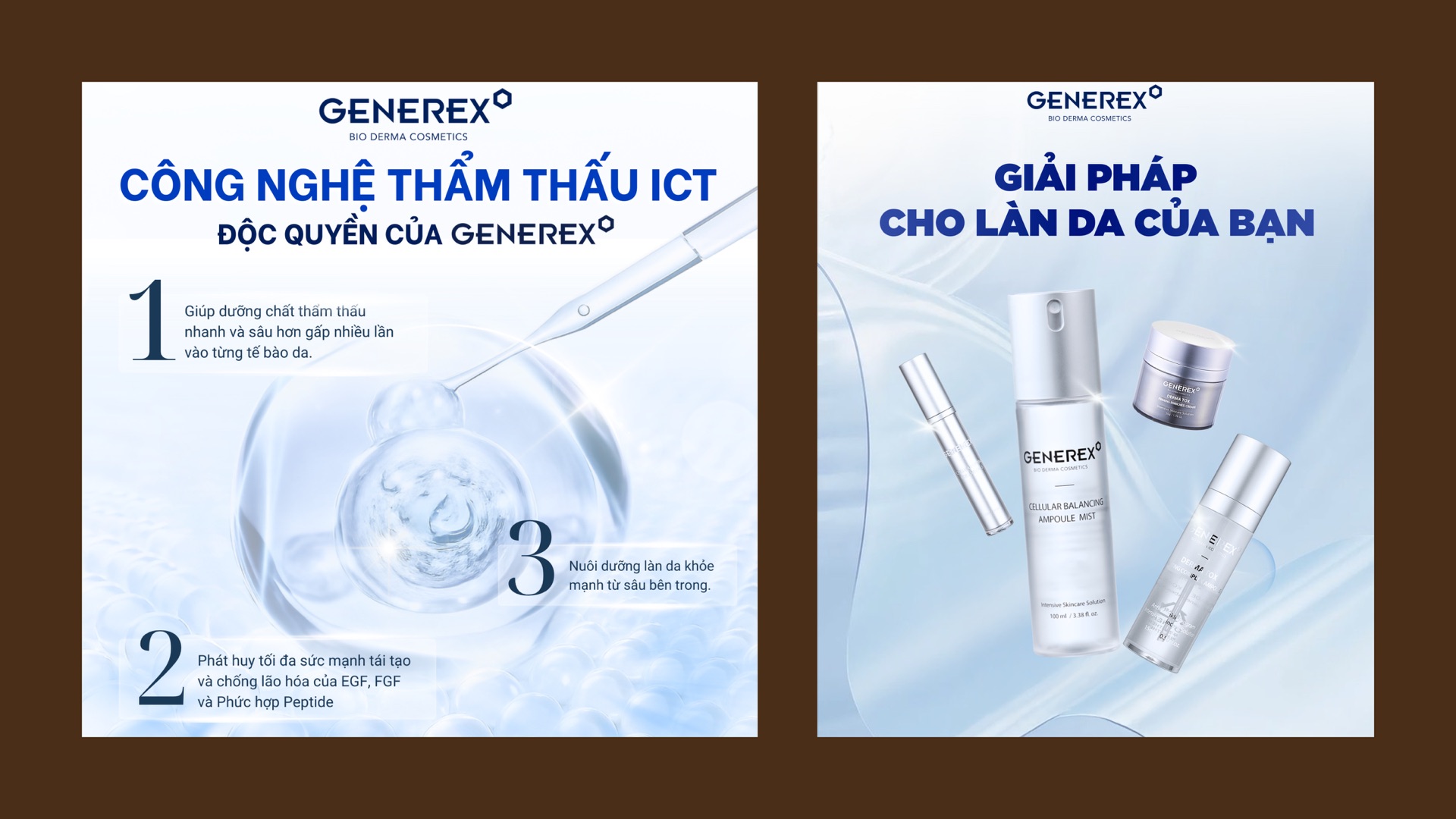 Generex — social post mỹ phẩm